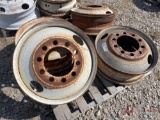 (4) STEEL WHEELS