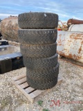 (6) 285/75R16 TIRES WITH WHEELS