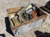 CRATE OF VARIOUS STRAPS AND SLINGS