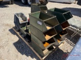 PALLET OF METAL AND PLASTIC STORAGE BOXES