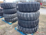 (8) GENERAL TYPE M-MULTI PURPOSE TIRES AND MILITARY WHEELS