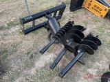 NEW MOWER KING SKID STEER AUGER ATTACHMENT