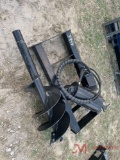 NEW MOWER KING SKID STEER AUGER ATTACHMENT