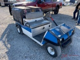 CLUB CAR GAS POWERED GOLF CART WITH BED AND TOOL BOXES
