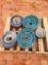 (4) VARIOUS TRAILER WHEELS AND TIRES