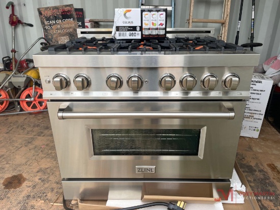 NEW 2020...ZLINE...RA36 ELECTRIC/GAS STOVE OVEN COMBO