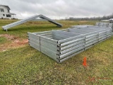 (1) NEW 24' X 24' GALVANIZED HD BUILDING FRAME