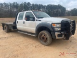 2011 FORD F-450 SUPER DUTY FLATBED TRUCK