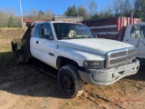 2000 DODGE RAM 3500 FLATBED TRUCK