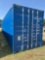 (1) 40' SINGLE TRIP HIGH CUBE CONTAINER (LIKE NEW)