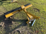 6' 3PH KING KUTTER ADJUSTABLE RAKE (YELLOW)