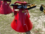 UNUSED 3PH FERTILIZER/SEED SPREADER, 540 PTO (RED)