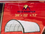 30'X20'X12' DOME TENT, 6 ARCH