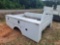 9 ' UNTILITY BED W/ TOOL BOXES, HIDE AWAY GOOSENECK BALL