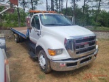 2007 FORD F-650 XL SUPER DUTY ROLL BACK TRUCK