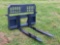 NEW SPF 48 PALLET FORKS, DUAL STEP, SKID STEER QUICK ATTACH