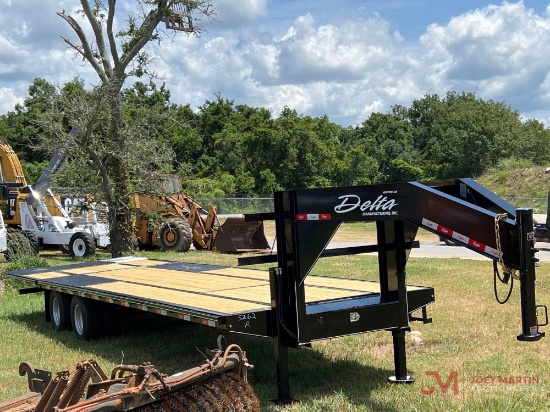 NEW 2022 DELTA HYDRAULIC TAIL GOOSENECK TRAILER