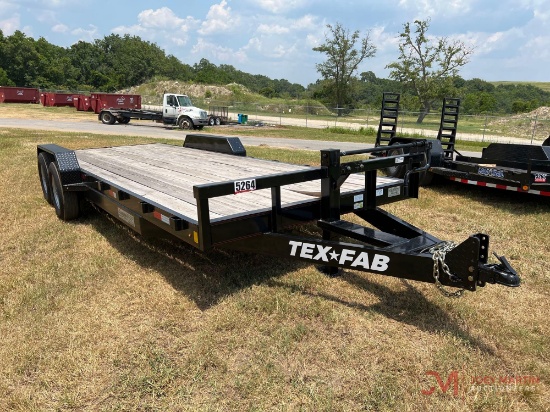 NEW 2021 TEX-FAB 14EH-22 EQUIPMENT TRAILER