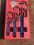 GRIP 3 PIECE PIPE WRENCH SET