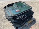 CONTENTS OF PALLET, NUMEROUS SIDE GLASS INSERTS FOR BOBCAT SKID STEER