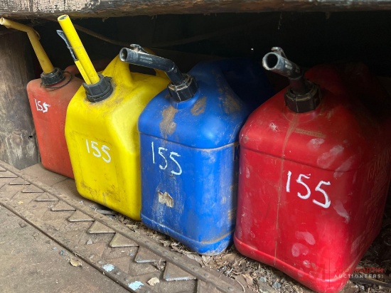 (4) GAS CANS