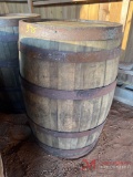 (1) WOODEN BARREL