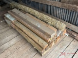 VARIOUS LUMBER, STRAW ROLL, PVC PIPE