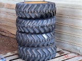 (4) NEW/UNUSED 10-16.5 N.H.S. CAMSO TIRES, WHEEL MOUNTED