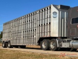 2022 MERRITT ALUMINUM LIVESTOCK TRAILER