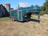 2005 ROLLINS 3 HORSE SLANT LOAD TRAILER