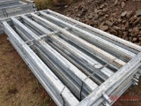 (1) NEW 12' 5-BAR GALVANIZED HD PANEL