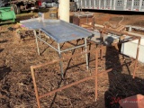 STAINLESS TABLE AND HAND RAIL