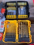 (2) DEWALT DRILL BIT SETS