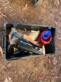 BOX OF VARIOUS TOOLS