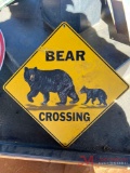 BEAR CROSSING SIGN