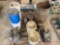 CONTENTS OF PALLET HYDRAULIC OIL, VISE, WOODEN BARREL, HOSES