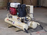 INGERSOLL RAND TWIN TANK GAS POWERED AIR COMPRESSOR