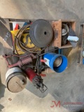 CONTENTS OF PALLET AIR HOSE, BANNERS, MANUAL PUMP