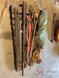 CONTENTS OF PALLET REBAR, ALLTHREAD, PIPE, ROAD SIGN