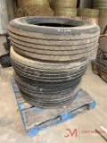 (4) 275 / 70 R22.5 TIRES