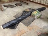 CONTENTS OF PALLET GROUND COVER, RUBBER MAT, MULCH