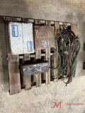 CONTENTS OF PALLET TORCH HOSES, WELDING RODS, WELDING WIRE