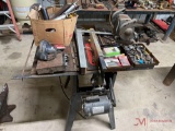 CRAFTSMAN ELECTRIC TABLE SAW WITH CONTENTS