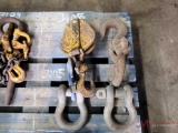 HOOKS, SHACKLE, SHEAVE PULLEY