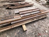 ASSORTMENT STEEL PIPE, TUBING, PLATE, C-CHANNEL, ANGLE IRON