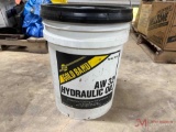 UNUSED 5 GALLONS OF GOLD BAND AW 32 HYDRAULIC OIL