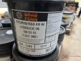 UNUSED 5 GALLONS OF BRAD PENN PREMIUM R&O AW 46 HYDRAULIC OIL