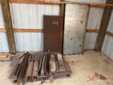 CONTENTS OF PALLET ANGLE IRON, METAL PIPE, FLAT METAL, METAL PLATE