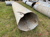 NUMEROUS GALVANIZED PIPE AND BANDS