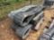 (4) USED RUBBER TRACKS